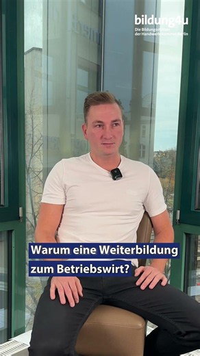 Malermeister Robert Sachs Warum der Gepr. Betriebswirt (HwO)