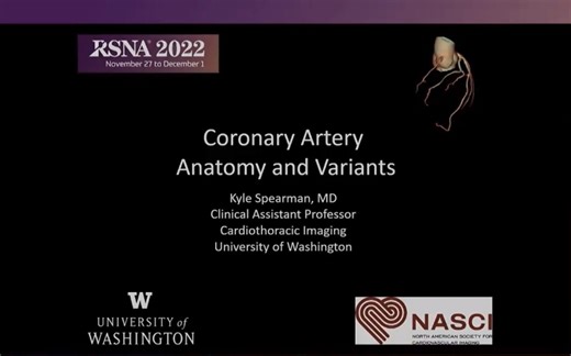 RSNA 2022：心脏影像病例复习—成像技术、解剖与功能（Cardiac Case Review  Techniques, Anatomy and F