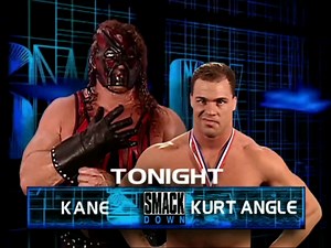 WWF Kane vs kurt Angle(SmackDown2000.10.12)