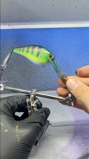 Making a yellow perch??🔥#godfirst #baitmaking #bassfishing #fishing #fyp