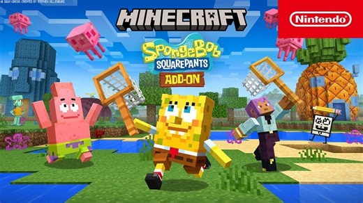 Minecraft x SpongeBob "Add On" DLC now available on Switch