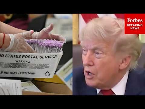 'Everybody Should Vote For This': Trump Demands Vote On SAVE America Act To End Mail-In Ballots