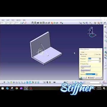 CATIA V5 Stiffener Command | Strengthen Parts Fast 🔥 | #Shorts #catiav5