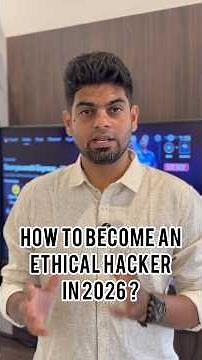 How to Become an Ethical Hacker in 2026 #EthicalHacker #CyberSecurity #CareerGrowth