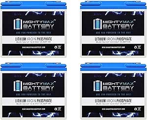 Mighty Max Battery 12V 35AH U1 Lithium Replacement Battery compatible with Invacare Pronto M50, M51-4 Pack