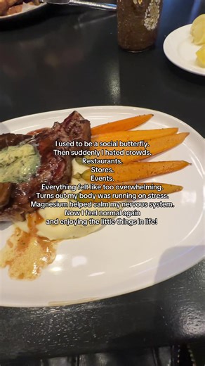 It’s crazy how you can suddenly started feeling overwhelmed in places that used to feel normal when you’re running on stress! #magnesium #stressrelief #cortisollevels #overwhelmed #crowds