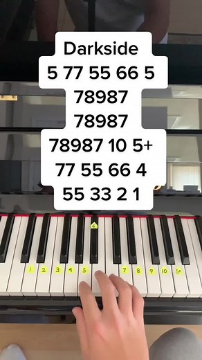 Learn Darkside Piano Tutorial with NEONI | Easy Piano Notes