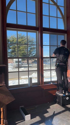 CEO Smith on Instagram: "Museum Glass Tint Install 🔥 Crystal Clear Protection Installed tint on museum windows to cut glare, protect artifacts, and keep that crystal-clear look. Tint isn’t just for cars—commercial and specialty glass makes a huge difference too. Message Smith Tinting to book your home or business! #WindowTint #CommercialTint #MuseumGlass #SmithTinting #BeforeAndAfter"