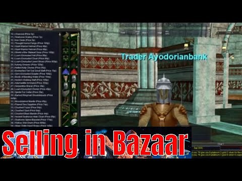 How to SELL in the Bazaar Offline? EverQuest