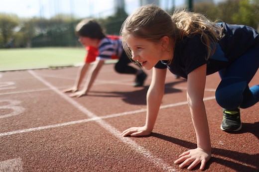 What amount of running is safe for children and teenagers