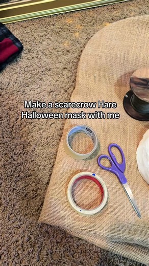 Scarecrow Hare Halloween Mask DIY — Step-by-Step Inspiration
