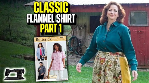 Beginner sewing tips how to start a flannel shirt project part 1