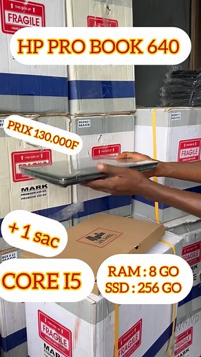 Nouvelle arrivage Quasi neuf ⤵️⤵️ Chez PC ZONE 🧑‍💻 HP Probook 640 G2®️ { Quasi neuf} USA 🇺🇲 👌 ☎️ : 0501171614 Prix : 130 .000fcfa ❤️ Avec un sac 💼 ✅ Core i5 6200U @ 2.40GHz ✅ Écran 14" pouces ✅ 8 Go de Ram ✅ 256Go SSD ✅ Vitesse Proceceur 2.40 GHZ ✅ Windows 10 professionnel Pack Office ✅ Bonne autonomie ✅ Vendue au magasin ✅ Avec facture normalisée ✅ Webcam - wifi - Bluetooth - Lecture DVD graveur - Ports USB ✅ Livraison possible🛵 Pas de TROC ❌ | Pc Zone Ci