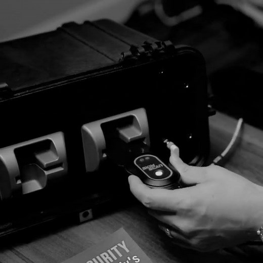 Skim Scan demonstrated using skimmer detector trainer