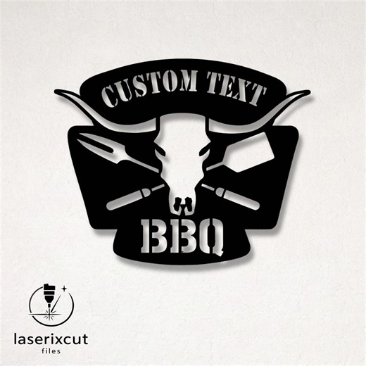 Personalized Bbq Laser Cut Vector Files - SVG, DXF, Glowforge, Cricut, CNC, Metal Wall Art, Grill Master Sign, Outdoor Decor Download - Etsy