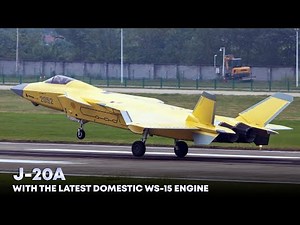 Here's The Clearest Look at The J-20A, Now Equipped With The Latest WS-15 Engine