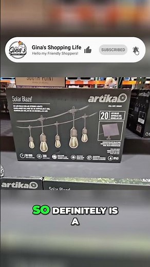 COSTCO DEAL: SOLAR STRING LIGHTS