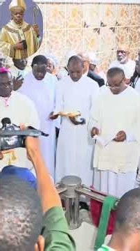 Moment of the interment of the Body of Archbishop Augustine Akubueze #funeral