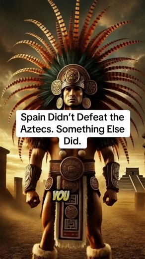 You were taught the Aztecs fell because Spain had better weapons… but that’s not the truth. The real enemy wasn’t steel — it was something no army could fight. This is the part of Mexican history schools leave out. 🗡️🔥 Save this if you want a part 2. real aztec history fall of tenochtitlan hidden mexican history mexico before spain aztec empire truth indigenous mexico smallpox and conquest real mexican history spanish conquest truth mexico no olvida #aztec #mesoamerica #historystories #learnon
