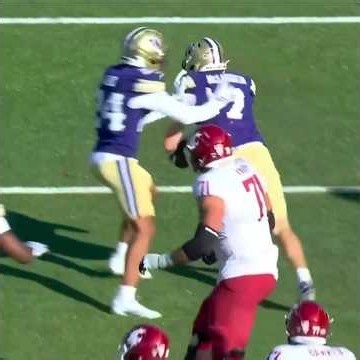 Top Defensive Plays | Washington State vs. Washington | Washington Football