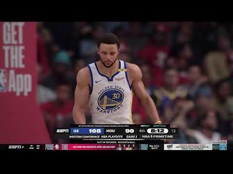WARRIORS vs ROCKETS | FULL GAME HIGHLIGHTS | April 21, 2025 I NBA Playoffs Game 1 2K25