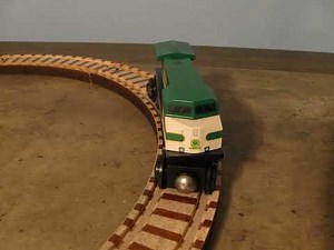 Stopmotion Wooden Train Track Generation