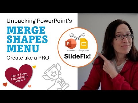 Video 2 Merge Shapes Menu Tutorial