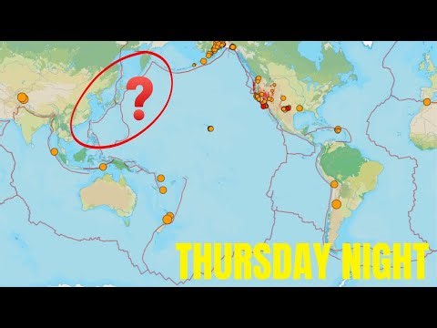 Japan Region Unusually Quiet. Cascadia Tremor uptick Vancouver Island ranges. Thursday Night update.