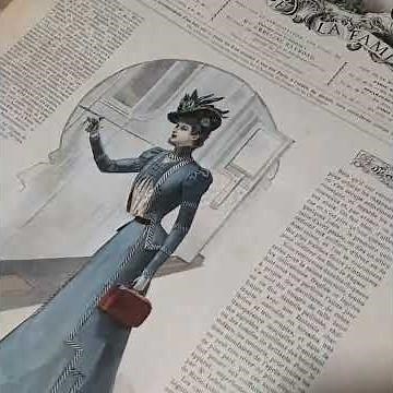 Antique French Magazines "la mode illustrée"