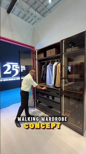 Premium Walk-In Wardrobe Design with Sliding Doors | Interior Design | Fayiz Roomy