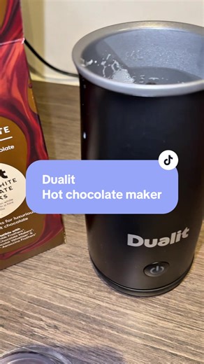 Hot chocolate season got an upgrade. Not only to Dualit have their hot chocolate maker/milk frother…. They also have chocolate chunks to go with it 🫶🏻 @Dualit #dualit #milkfrother #hotchocolate #realhotchocolate #tiktokmademebuyit