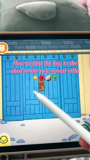 How to find the key in the new costal villa!! 🌺🌴🥥🌊 :: #fyp #foryou #toca #tocaboca #rp #tip #hack #summer #costal