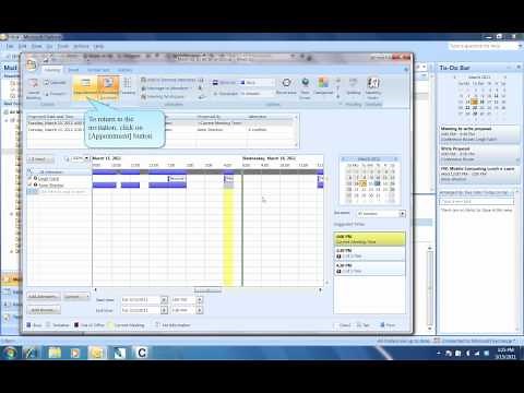 Change or Accept a Meeting Proposal [Outlook Tutorial]