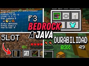 De BEDROCK a JAVA con solo una Textura