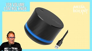 Watch USB volume control knob with 1 click to mute & music switch on Amazon Live