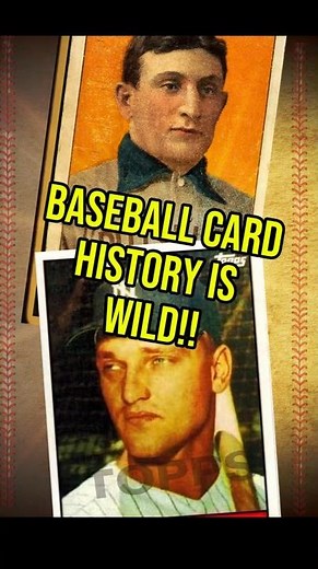 From T206 to Topps: The Evolution of Baseball Cards #baseballcardhistory #topps
