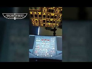 Rowsfire A107 A320pro/A320 MAX Light Overhead Panel (OVH)