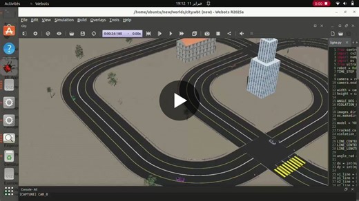 #computervision #artificialintelligence #yolov8 #pid #controlsystems #webdevelopment #opencv #react #roadinfractions #webots #embeddedsystems #ensaf | Mohammed El Fahsy