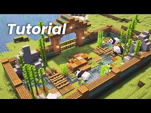 Minecraft Panda Enclosure Tutorial