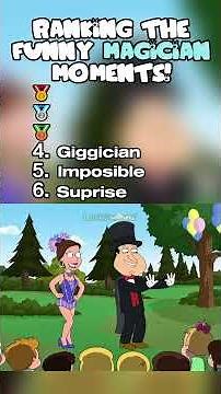 Ranking Top 5 Magician Moments! #familyguy