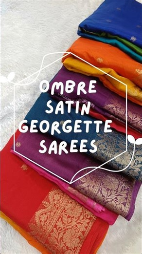 Colour magic!, Partywear sarees, georgette sarees, fancy sarees