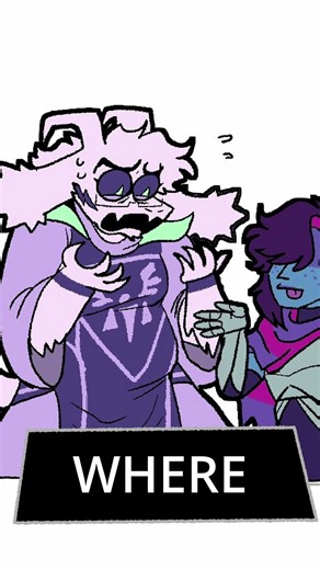 What is Asriel went to the Dark World? [Deltarune comic dub] #deltarune