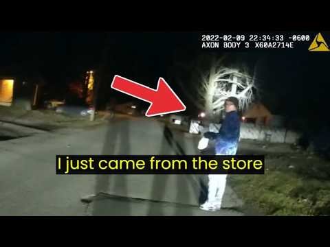 Innocent kid defends himself from an evil cop