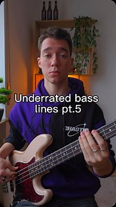 Underrated bass lines pt.5 #bass #bassist #bassguitar | Stefan Lukić