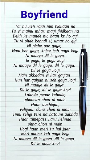 Boyfriend Song Lyrics || Karan Aujla || Ikky || Lyrics Standard || #boyfriend #karanaujla #newsong