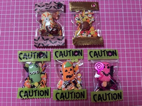 EASY Craft Candy Wrapper Bag Charms - Fun Craft Fair Idea - No Heat Required