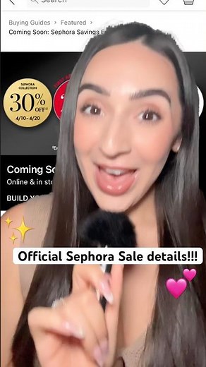 When is the Sephora Sale 2026? 👀🤭✅🛍️ #sephora #sephorasale #beauty