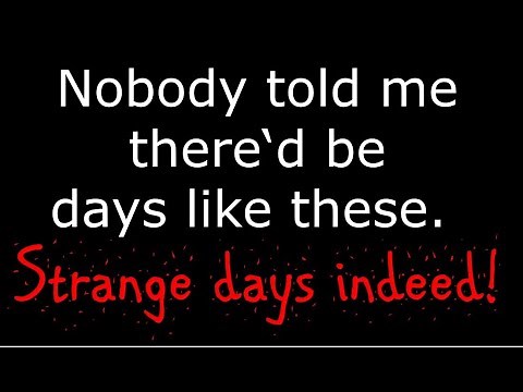 "Nobody Told Me" John Lennon