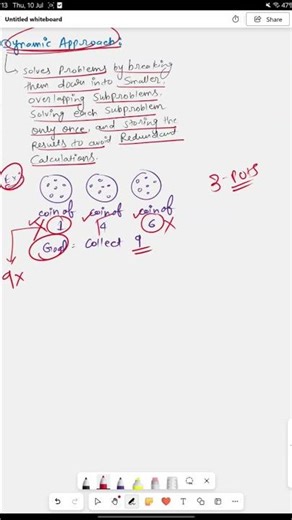 Dynamic Approach #designandanalysisofalgorithms #dynamicprogramming #algorithms #techlearning