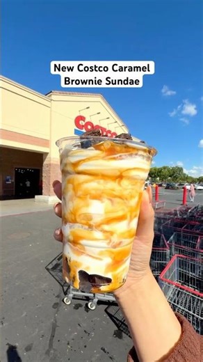 Costco has a new caramel brownie sundae #shorts